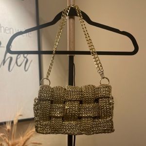 Handmade Haute Couture Metallic Shiny Shoulder Bag - Made By Auntie